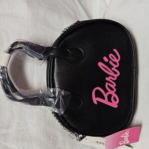 Barbie × Miniso Barbie Collection Boston Handheld Crossbody Bag ( Black )